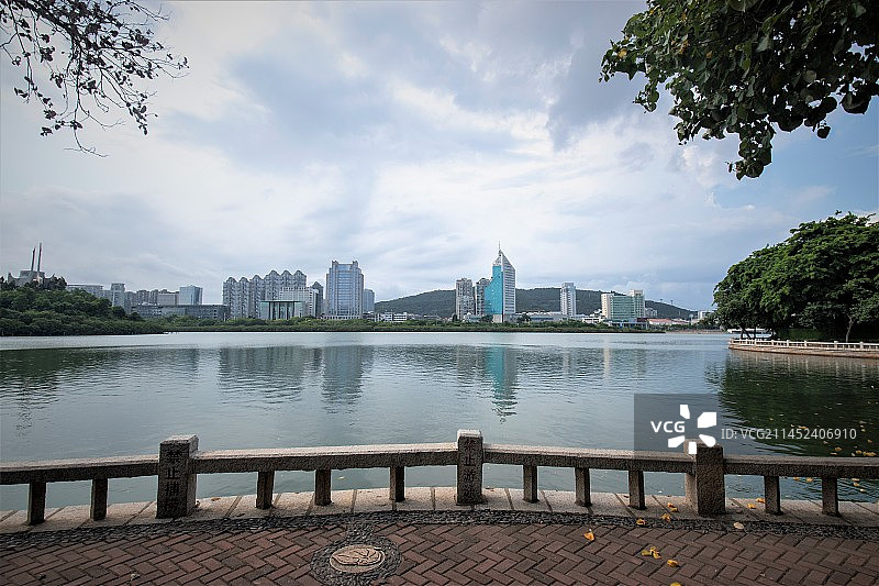 厦门筼筜湖风光图片素材