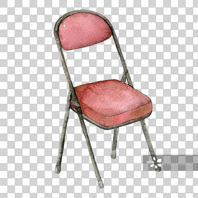 折叠电镀椅图片素材