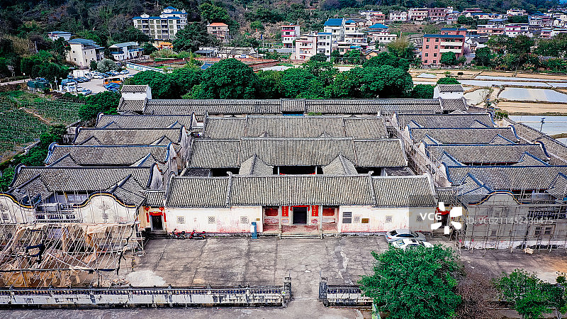 梅县南华又庐客家古居图片素材