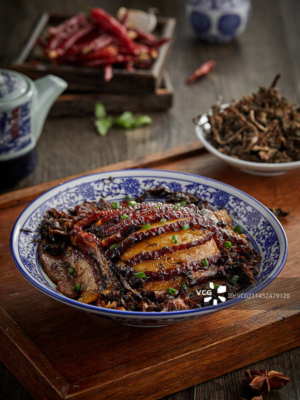 梅干菜烧肉图片素材