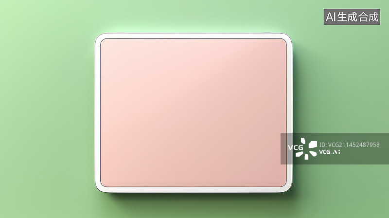 【AI数字艺术】空白屏幕的电子平板电脑图片素材