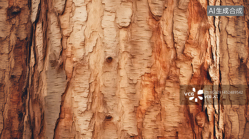 【AI数字艺术】树皮质感的背景图片素材