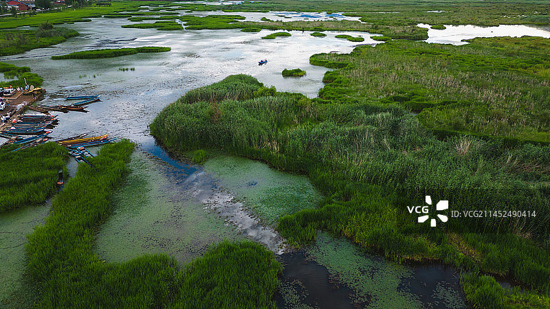 泸沽湖走婚桥图片素材