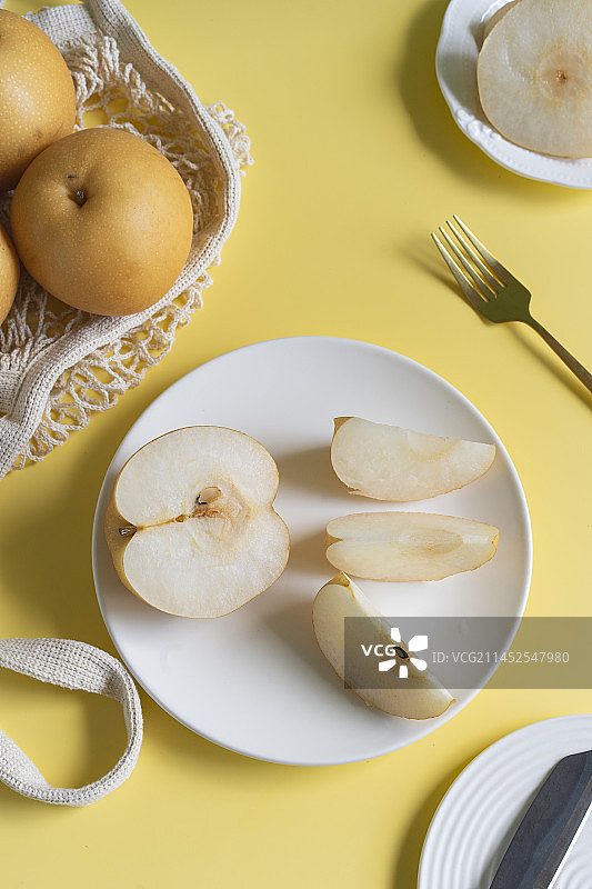 秋月梨图片素材