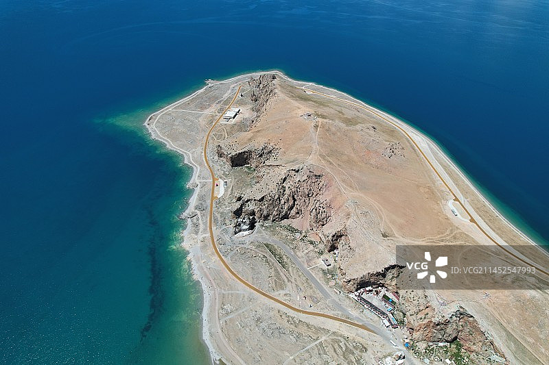 纳木错 扎西岛图片素材