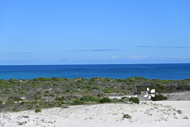 白沙丘图片素材