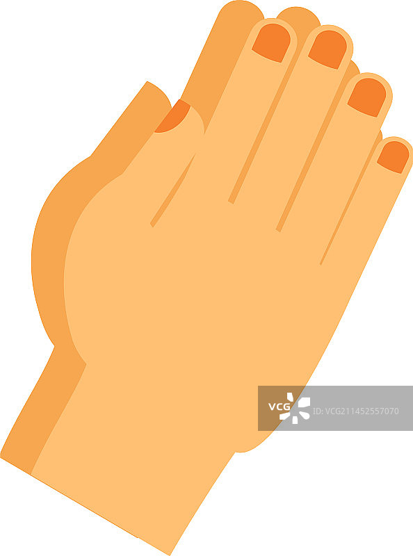 祈祷之手图标图片素材