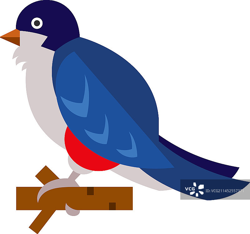 蓝色古巴国鸟图标图片素材