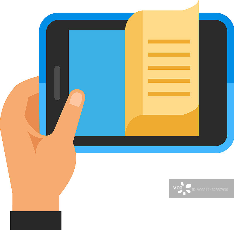 手持电子书图标图片素材