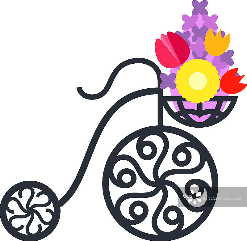 锻造街头花篮图标图片素材