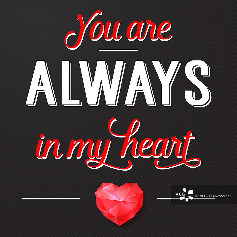 你永远在我心中短语图片素材