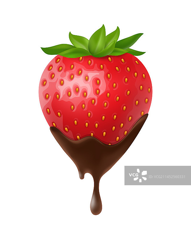 巧克力草莓图片素材