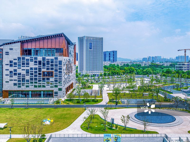 32万平方米巨无霸的现代复合文化综合体：杭州·浙江省之江文化中心(外景)图片素材