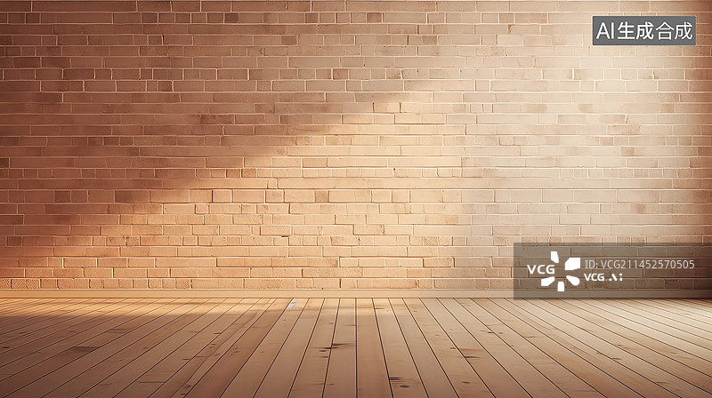 【AI数字艺术】砖块的背景与室内的光影图片素材