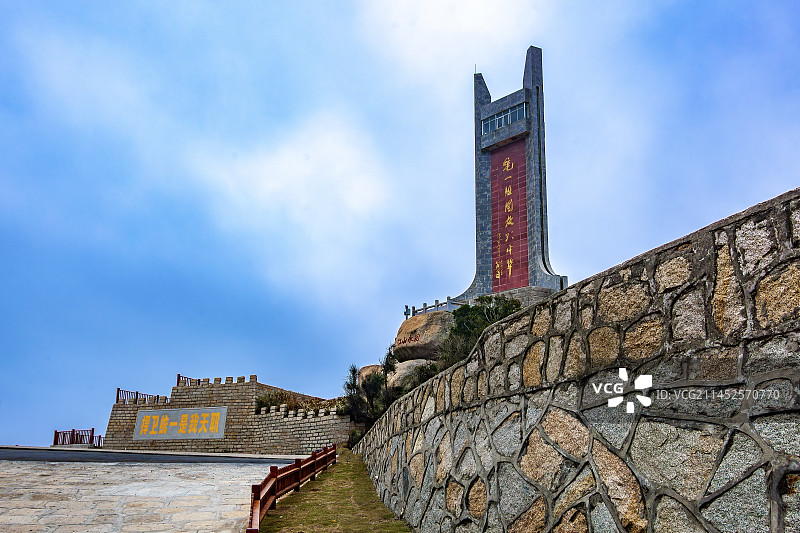 平潭将军山，军事演习重地，爱国主义与传承红色基因教育基地图片素材