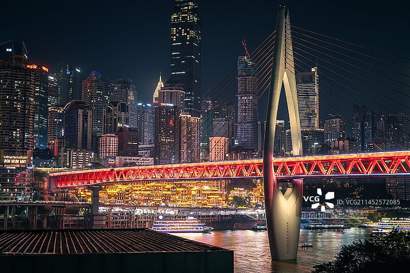 重庆,洪崖洞,洪崖洞民俗风貌区,千与千寻,吊脚楼,魔幻,地标建筑,著名景点,自然,户外,建筑,奇幻,图片素材