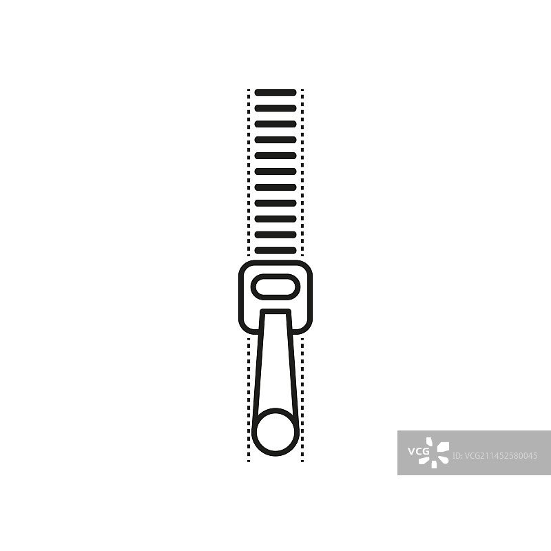 拉链图标 EPS 10图片素材