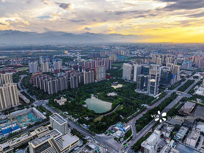 西安揽月阁城市地标建筑图片素材