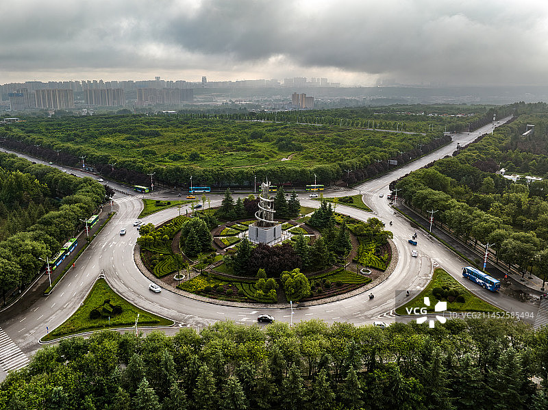 西安常宁宫地标建筑图片素材