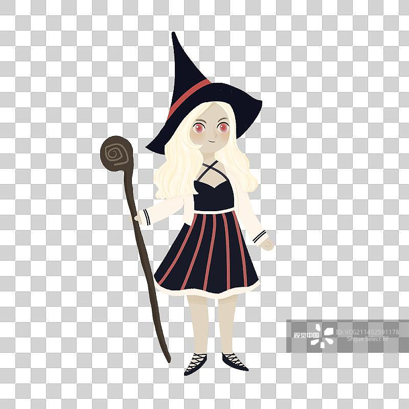 小女巫图片素材