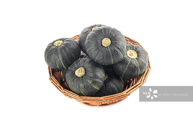 白底上放着的贝贝南瓜图片素材