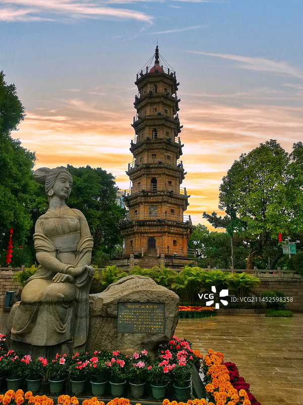 中国古塔/福建篇～福州马尾【罗星塔】图片素材