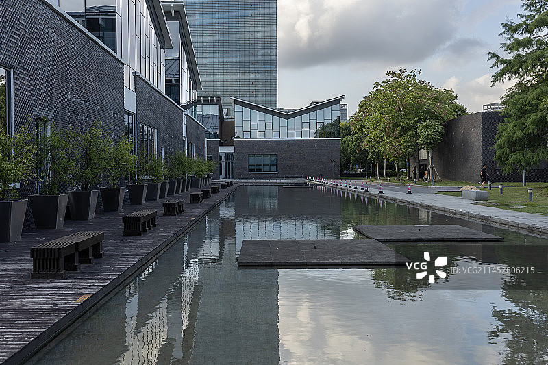 上海嘉定图书馆新馆图片素材
