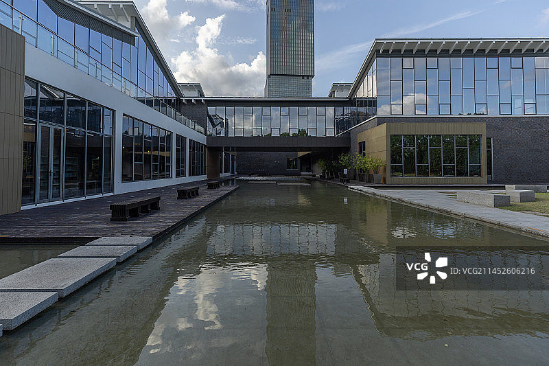 上海嘉定图书馆新馆图片素材