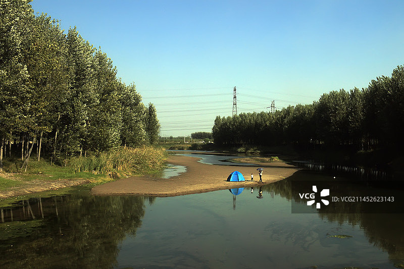 河北滦南滦柏干渠风光图片素材