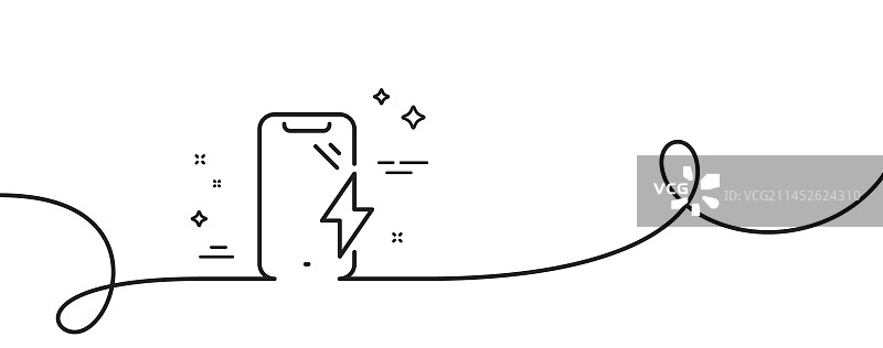 智能手机充电线图标手机充电标志图片素材