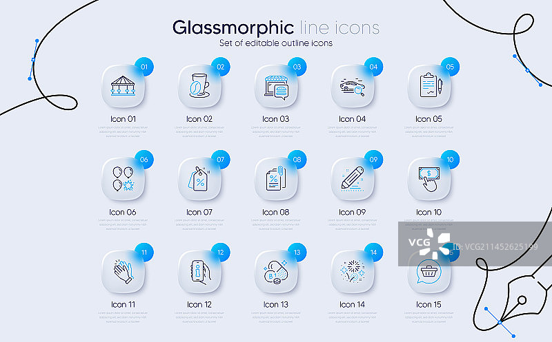 食品市场支付点击购物套装图片素材