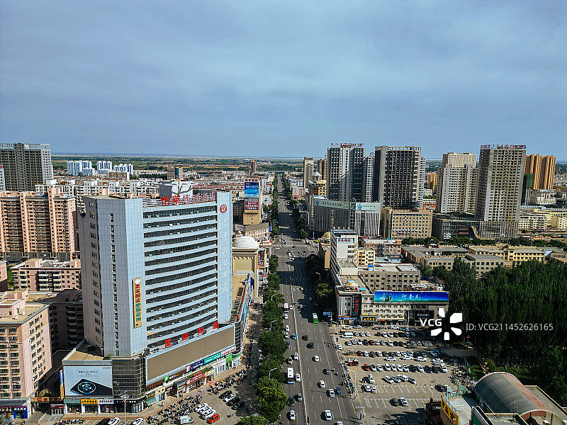 巴彦淖尔 人民公园 临河三中 星月广场 河套学院 临河图片素材