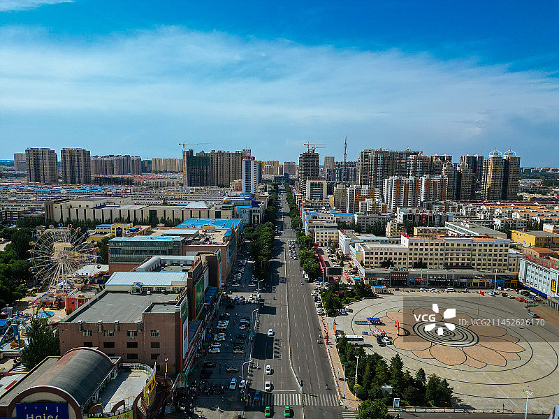 巴彦淖尔 人民公园 临河三中 星月广场 河套学院 临河图片素材