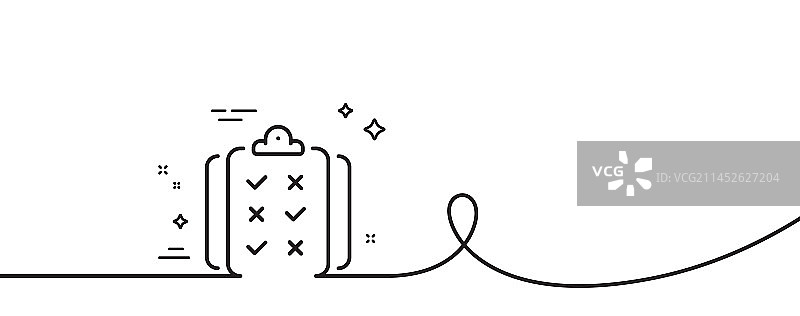 规则线图标测验报告符号连续线图片素材