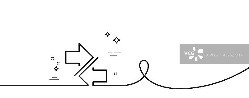 同步箭头线条图标图片素材