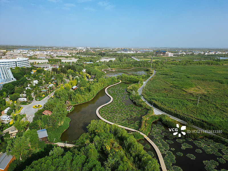 张掖 城市湿地博物馆 边塞竞技体育中心 湿地公园 甘州府城 玉水苑图片素材