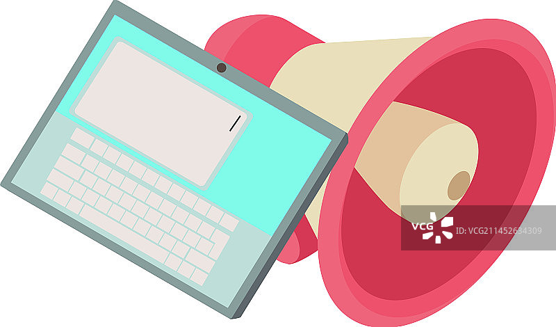 投票煽动等距视角图标图片素材