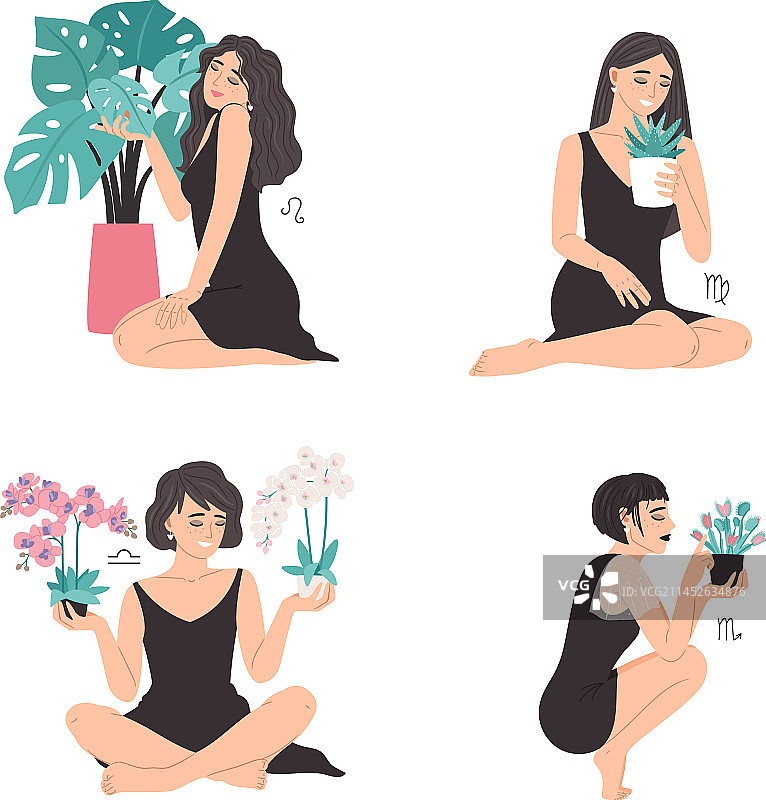 星座系列：美丽的狮子座女人图片素材