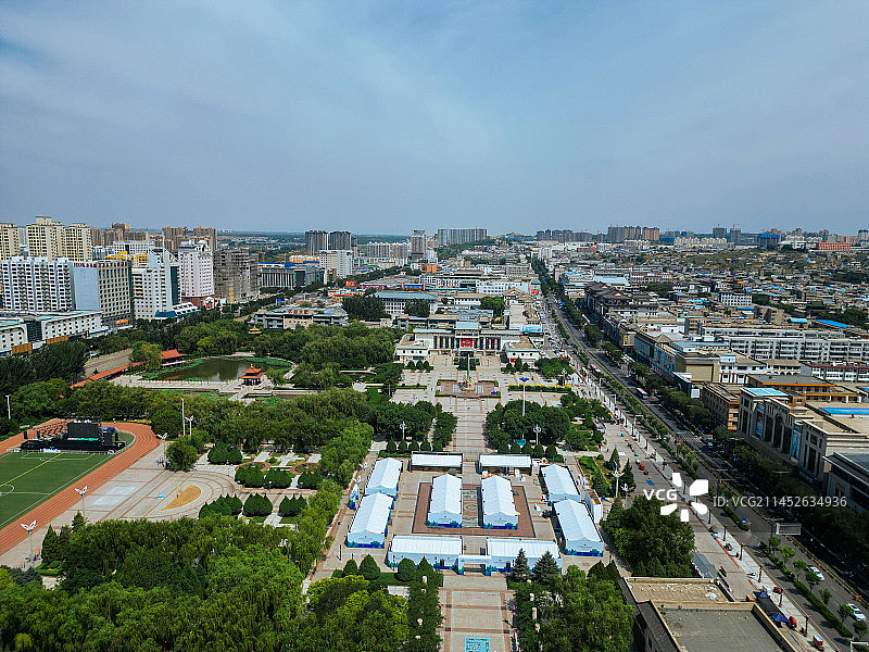 榆林 镇远门 榆阳区 凌霄公园   普济寺 榆林古街 夫子庙 世纪广场图片素材