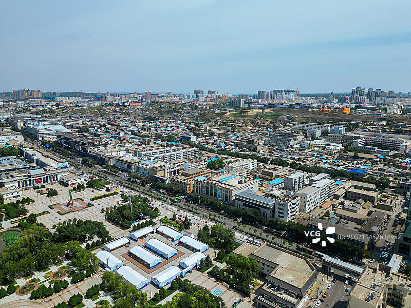 榆林 镇远门 榆阳区 凌霄公园   普济寺 榆林古街 夫子庙 世纪广场图片素材