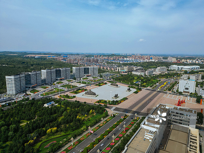 鄂尔多斯 成吉思汗广场 双驹广场 博物馆 大剧院 象棋广场 CBD图片素材