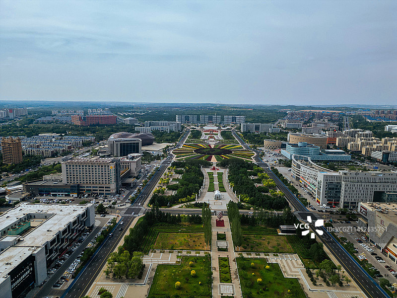 鄂尔多斯 成吉思汗广场 双驹广场 博物馆 大剧院 象棋广场 CBD图片素材