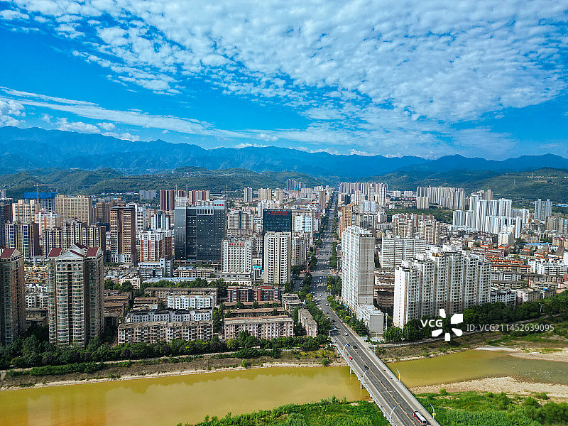 宝鸡 航拍 金台观 金台区 渭河公园 胜利大桥 人民公园 体育馆 金渭大桥 文化艺术中心图片素材