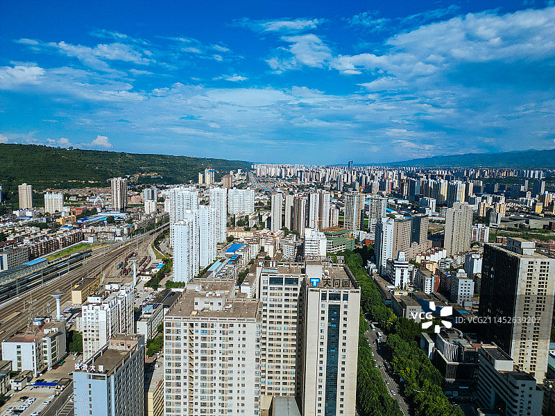 宝鸡 航拍 金台观 金台区 渭河公园 胜利大桥 人民公园 体育馆 金渭大桥 文化艺术中心图片素材