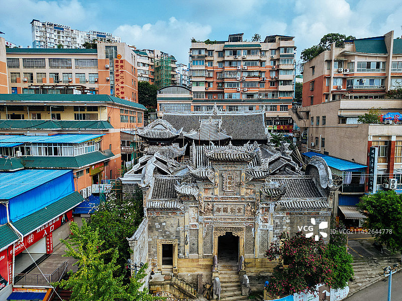 自贡 地标 龙凤山公园 法藏寺 彩灯公园 妙观寺 体育中心 龙井公园 百利大厦图片素材