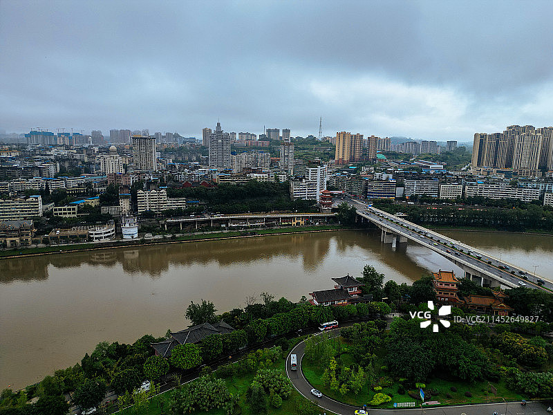 内江 大佛寺 西林大桥 大洲广场 内江外滩 天润大厦 大千园  古西林寺 桐梓大桥图片素材