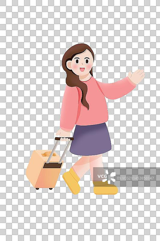 国庆出游 秋游旅行秋天旅行露营 女孩图片素材