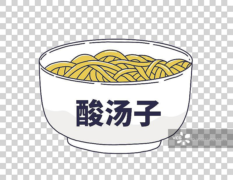 元素：东北食物酸汤子图片素材