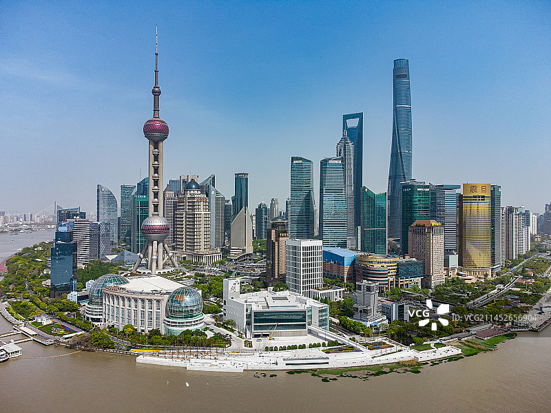 陆家嘴远景图片素材