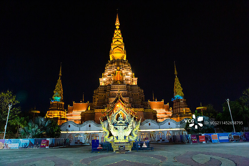 告庄 西双版纳 星光夜市 酒店 东南亚 大象 大佛 热闹 泰国曼谷 新Rot Fai 景洪 大金塔图片素材